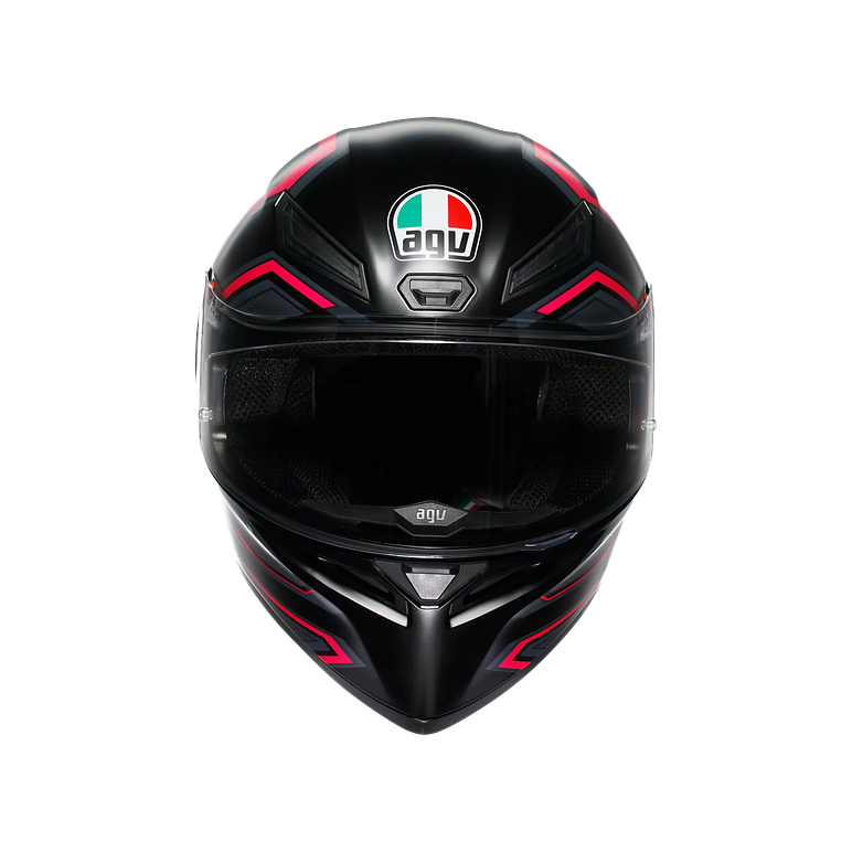 Casco AGV K1 S Sling Negro Matte / Fucsia. ECE 22.06. (QR Norma Chilena) 5