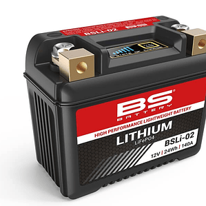 Batería Litio BS Battery BSLI-02. (Reemplaza a YTZ7S)