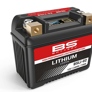Batería Litio BS Battery BSLI-02. (Reemplaza a YTZ7S)