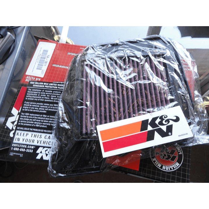 Filtro de Aire K&N de Alto Flujo. Para Yamaha Fz16. YA-1611 3