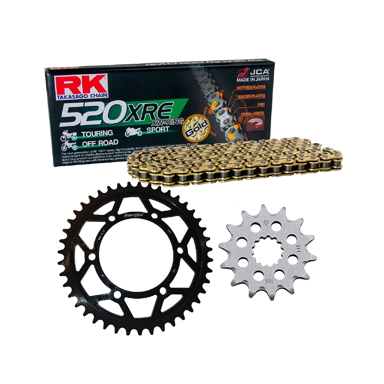 Kit de Transmisión Yamaha R3, MT-03, R3A.  RK - SuperSprox 2