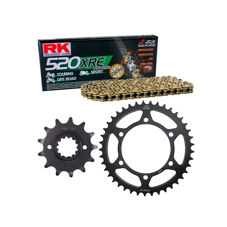 Kit de Transmisión Kawasaki Ninja 400, Z400.  RK - JT Sprockets - Sunstar 1
