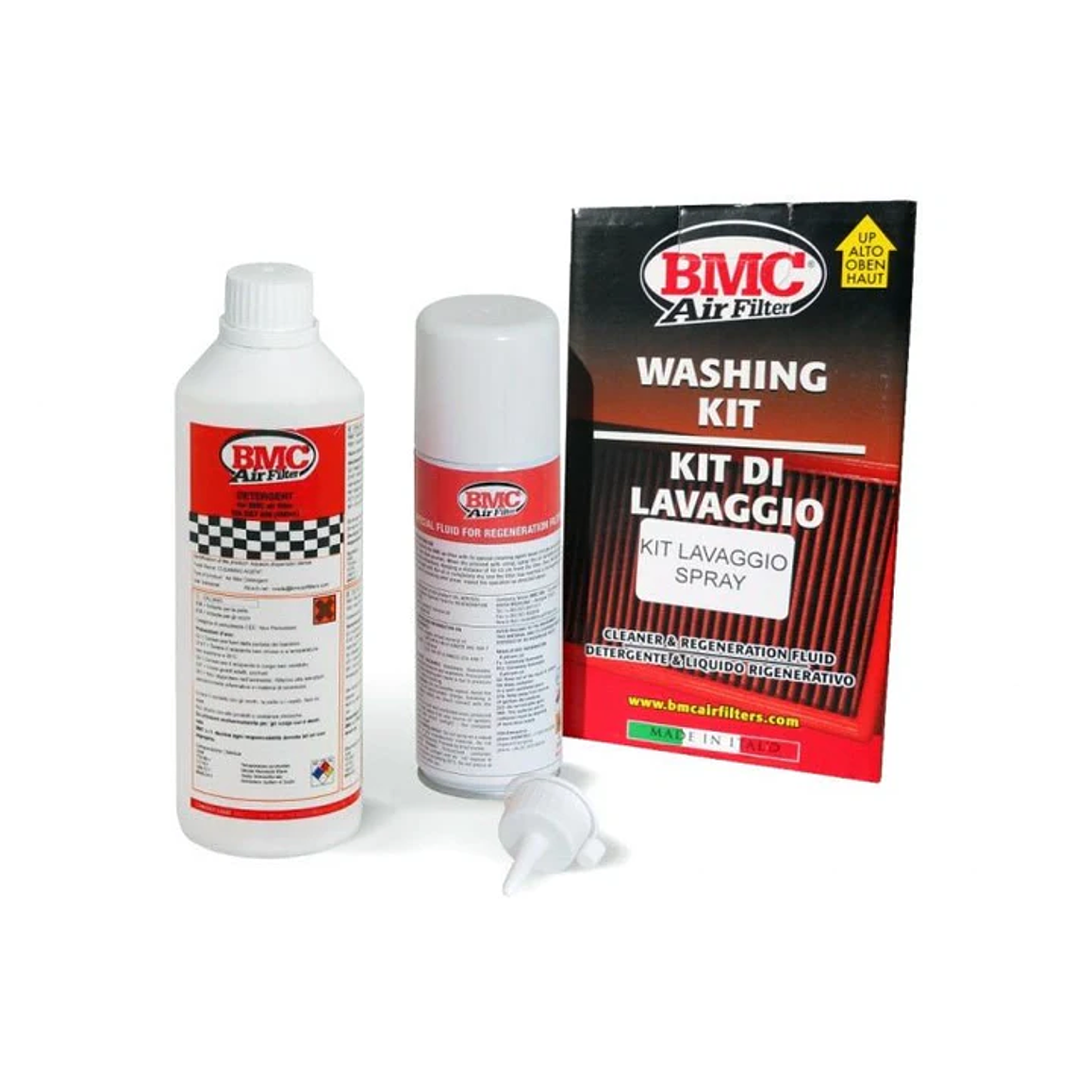 Kit BMC Air Filters Mantención de Filtro de Aire. Limpiador y Aceite Spray 1