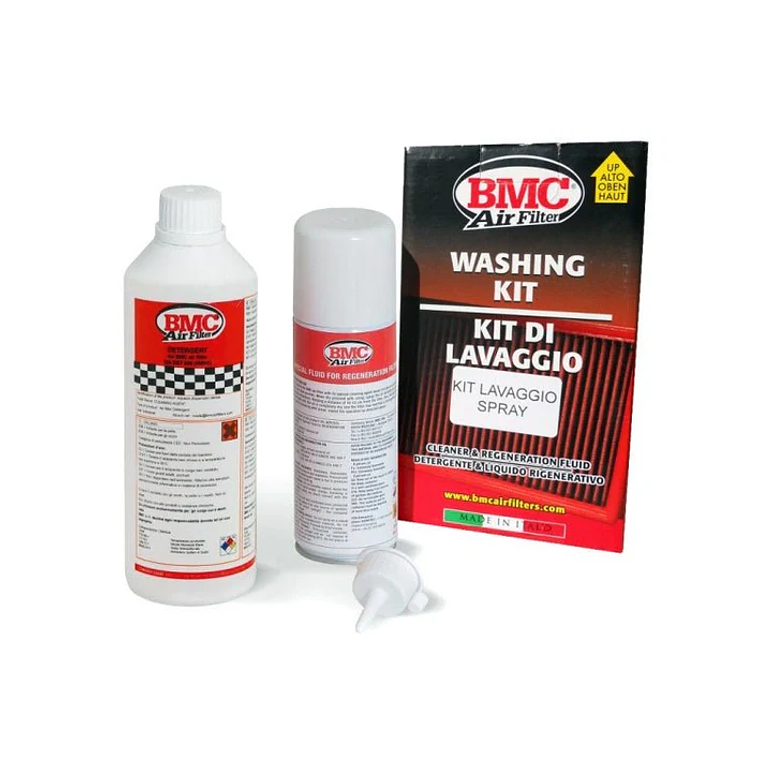Kit BMC Air Filters Mantención de Filtro de Aire. Limpiador y Aceite Spray 1