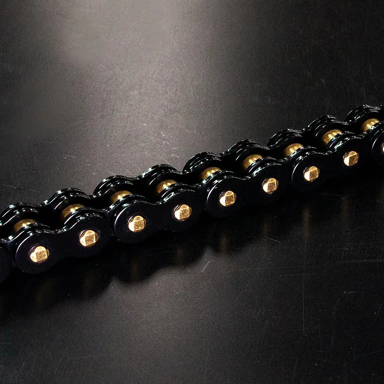 Cadena RK 520 ZXW. Black Scale, Xw'ring, Remache, Japonesa 4