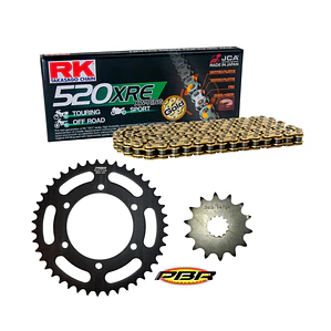 Kit de Transmisión Yamaha R3, MT-03, R3A.  RK - PBR Italy