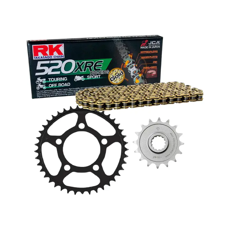 Kit de Transmisión Honda CB500X (19-24).  RK - JT Sprockets 1