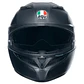 Casco AGV K3 Negro Matte (ECE22.06). QR Acreditación Chilena - Miniatura 3
