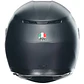 Casco AGV K3 Negro Matte (ECE22.06). QR Acreditación Chilena - Miniatura 4