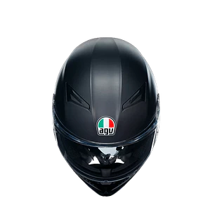 Casco AGV K3 Negro Matte (ECE22.06). QR Acreditación Chilena