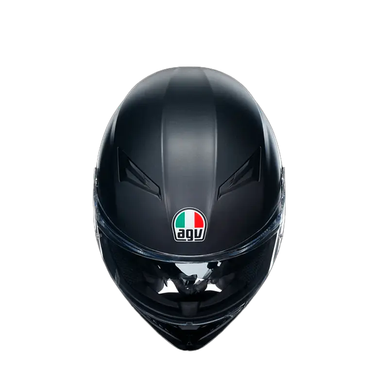 Casco AGV K3 Negro Matte (ECE22.06). QR Acreditación Chilena 2
