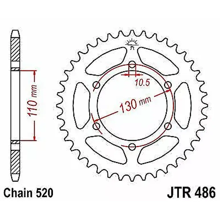 Kit de Transmisión Yamaha R3, MT-03, R3A. Regina - JT Sprockets 5