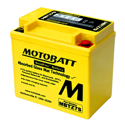 Batería Motobatt MBTZ7S. Tecnología AGM. (YTX5L-BS)