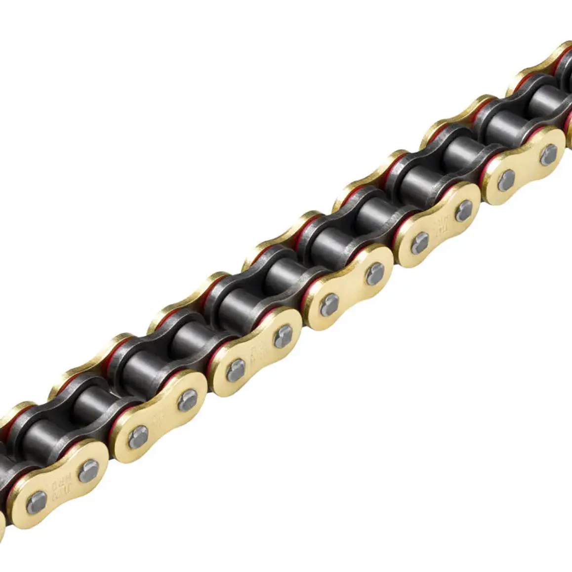 Cadena JT Sprockets 428 HRO. Dorada con O'ring. 140L 2