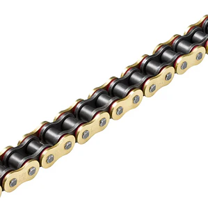 Cadena JT Sprockets 428 HRO. Dorada con O'ring