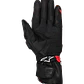 Guantes Alpinestars SP-3. Diseño Racing, Color Negro-Rojo, Cuero - Miniatura 2