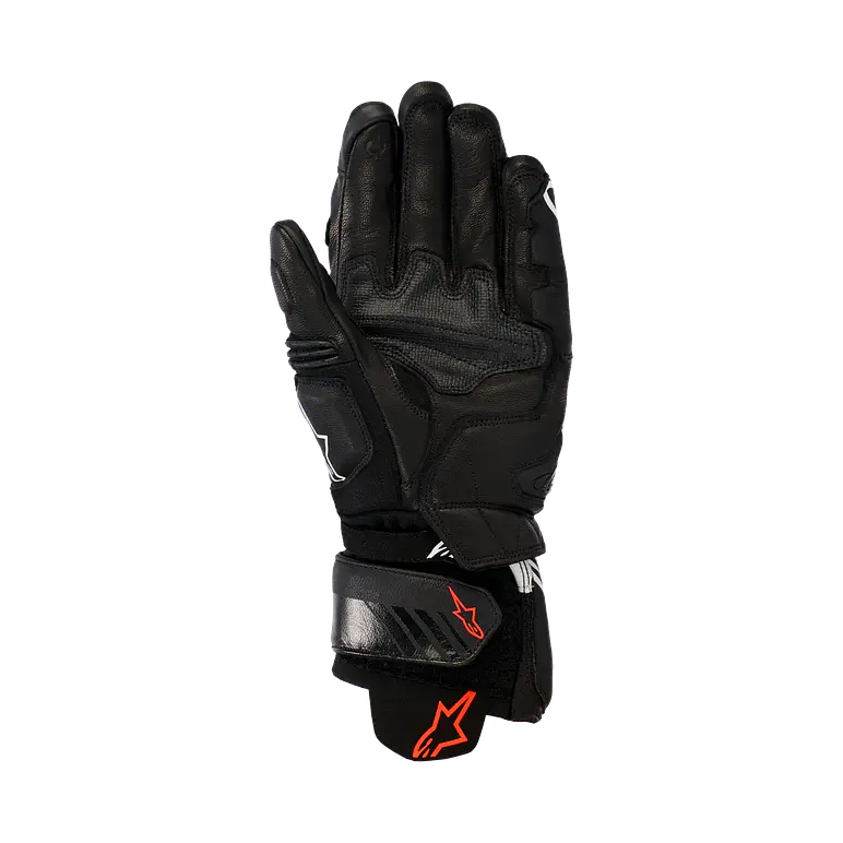 Guantes Alpinestars GP Plus R V3. Diseño Racing, Color Negro-Blanco 2