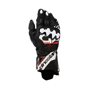 Guantes Alpinestars GP Plus R V3. Diseño Racing, Color Negro-Blanco