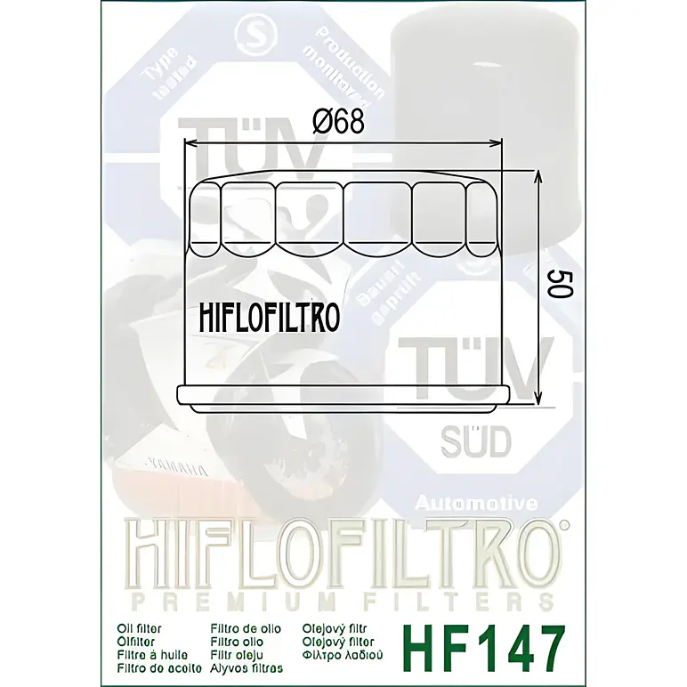 Filtro de Aceite HifloFiltro BMW G310Gs, G310R. HF-147 4