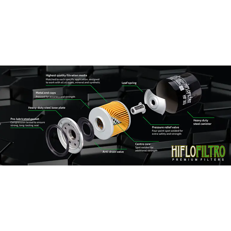 Filtro de Aceite HifloFiltro Benelli 302 S, TNT300, 502C, TRK 502. HF-191 4