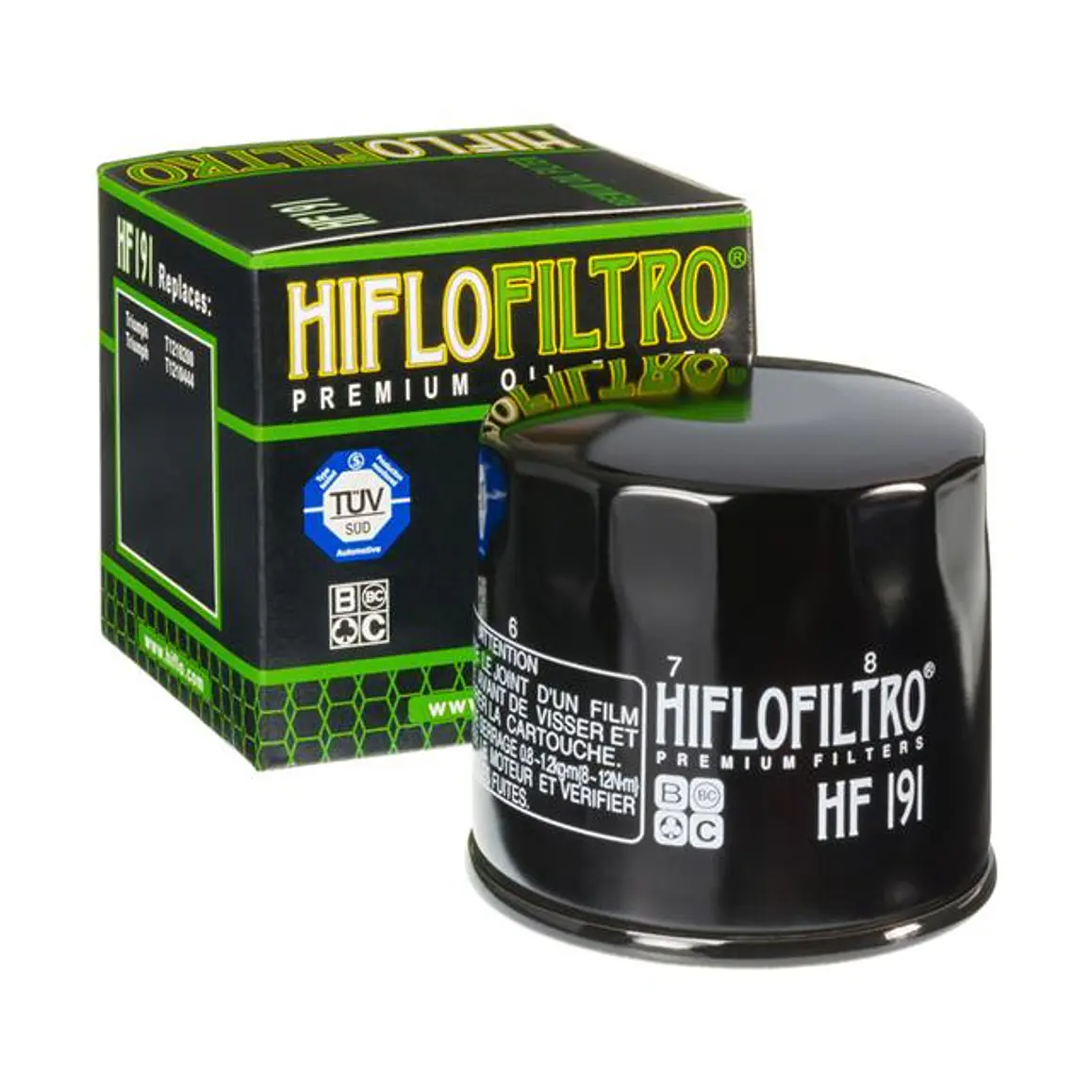 Filtro de Aceite HifloFiltro Benelli 302 S, TNT300, 502C, TRK 502. HF-191 1