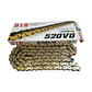 Cadena DID 520 VO. Con O'ring, Japonesa, 120L, Dorada - Miniatura 1