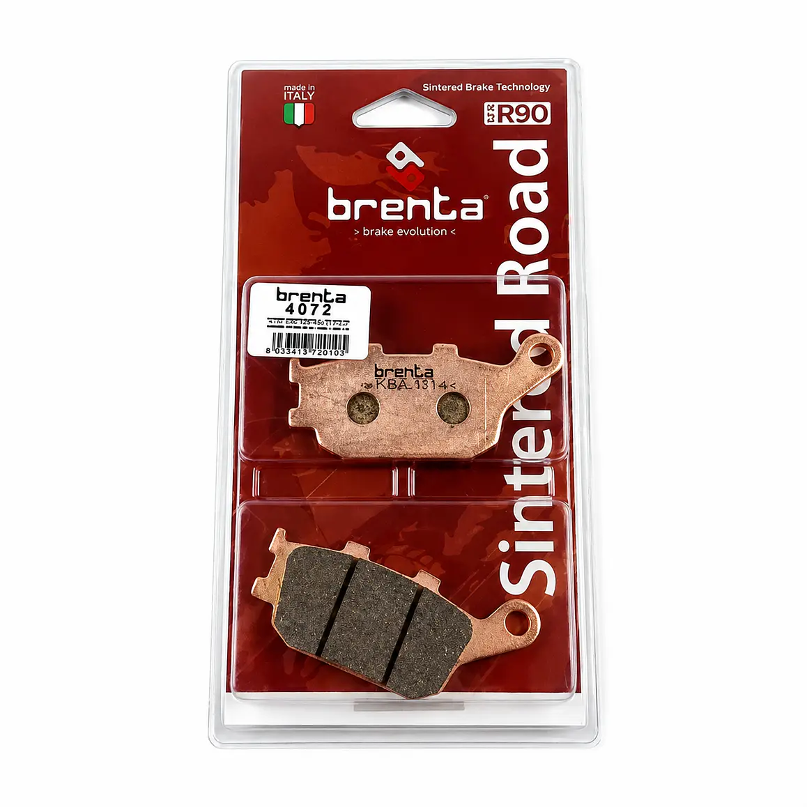 Pastillas de Freno Traseras Suzuki DL Vstrom 650, 1000. Brenta Sinterizadas 1