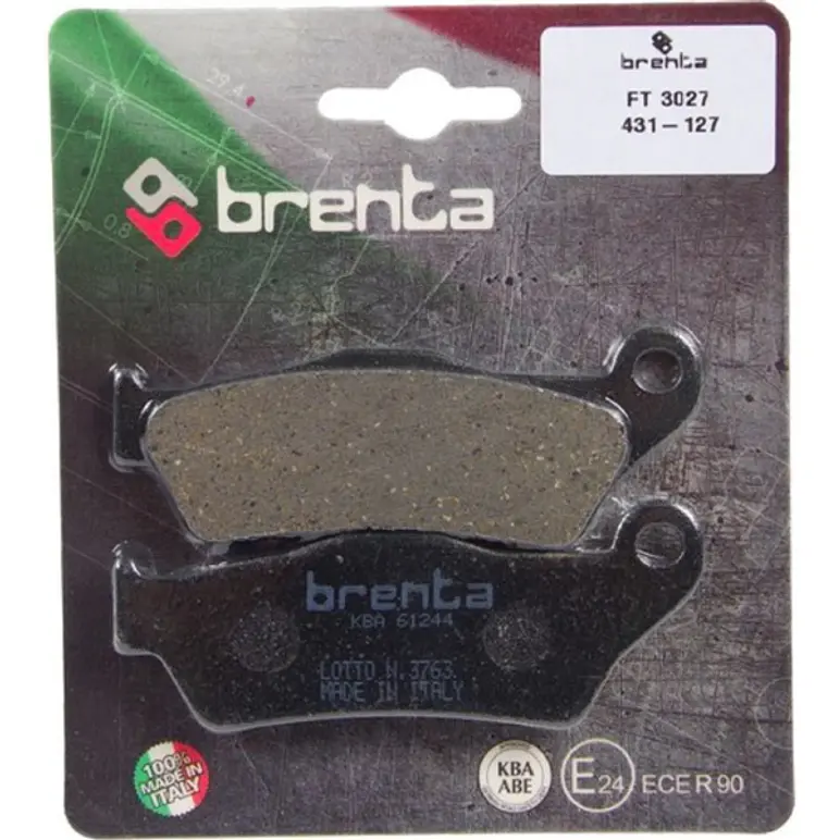 Pastillas de Freno Delanteras Yamaha FZ25, R15 V3, V4, FZ 150. Brenta Orgánicas 1