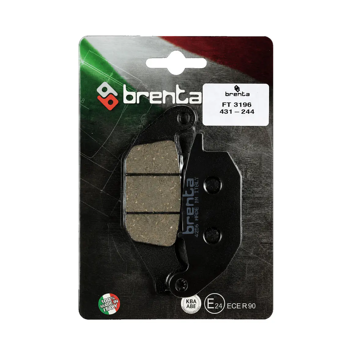 Pastillas de Freno Traseras Yamaha R15 V2, R15 V1. Brenta Orgánicas 1