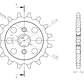 Piñón de Ataque JT Sprockets KTM Duke 200, RC200. (14 dientes) - Miniatura 3