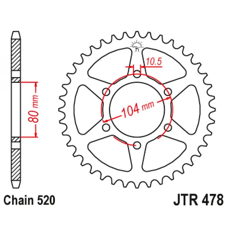 Kit de Transmisión Kawasaki ZX-6R 636 (13-24). Regina - JT Sprockets 14