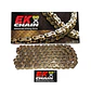 Cadena EK 520 SRX2. Con QX'ring, Japonesa, 120L, con Remache, Dorada - Miniatura 1