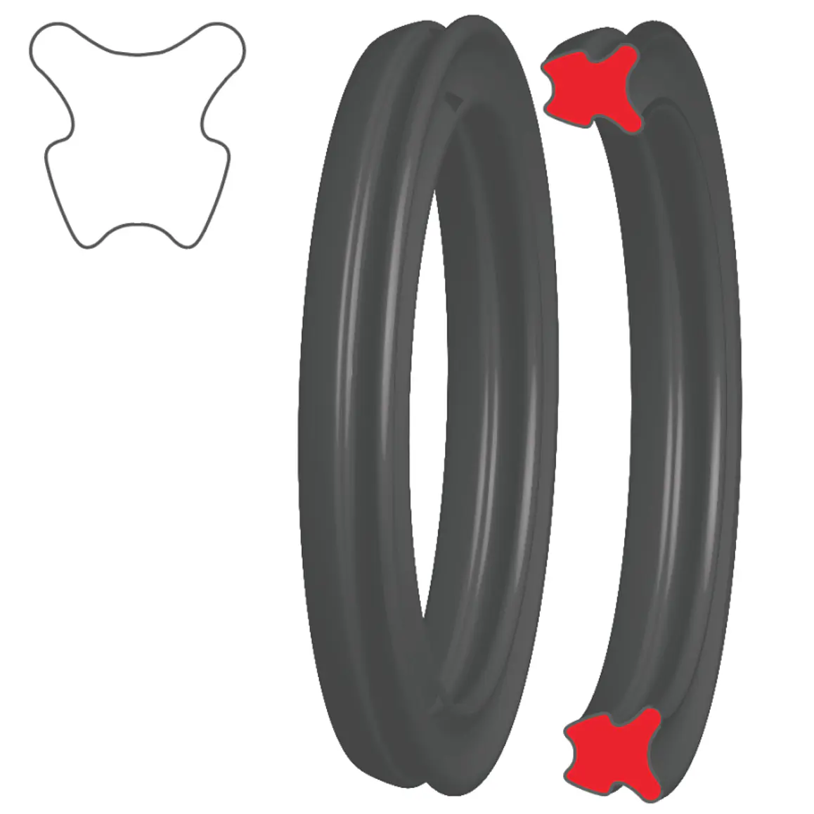 Cadena EK 520 SRX2. Con QX'ring, Japonesa, 120L, con Remache, Gris 5