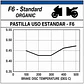 Pastillas de Freno Traseras Yamaha R3, MT-03, R3A. WRP Orgánicas - Miniatura 2