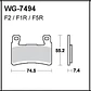 Pastillas de Freno Delanteras Kawasaki ZX6R. (2013-2025). WRP Sinterizada - Miniatura 2
