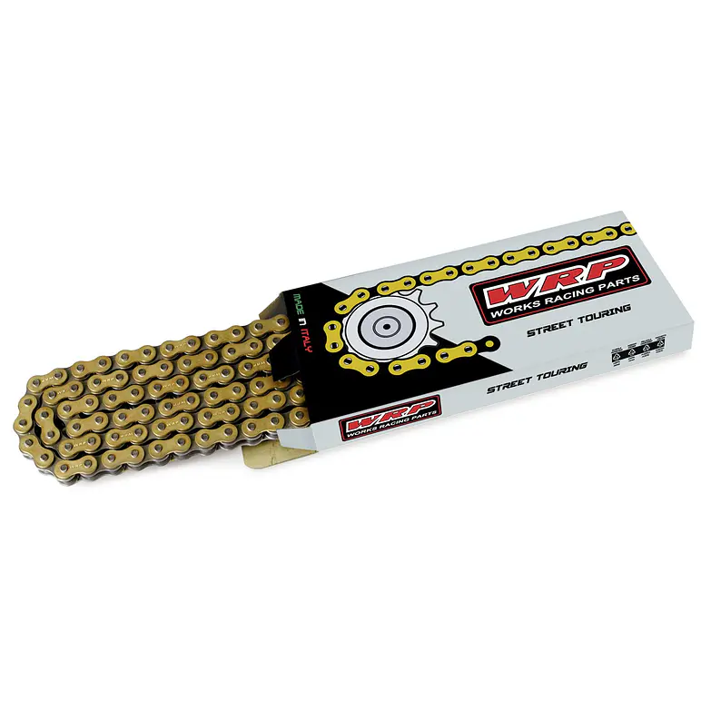 Cadena WRP 520 HZR. Z'ring, Remache y Clip, Italiana, Dorada, 120L 5