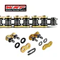 Cadena WRP 520 HZR. Z'ring, Remache y Clip, Italiana, Dorada, 120L - Miniatura 3