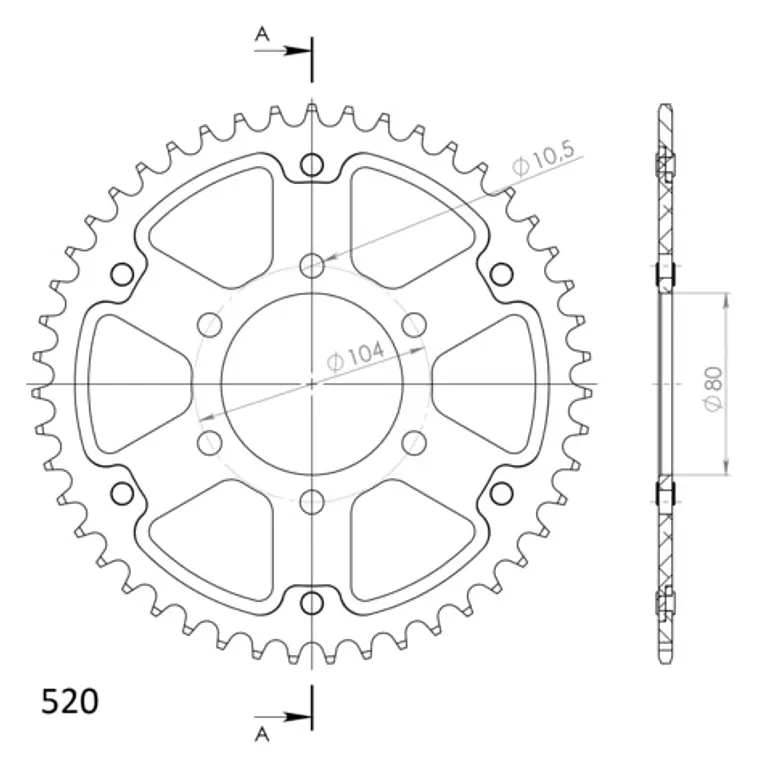 Piñón y Catalina PBR Italy Kawasaki ZX4RR. (De 14 - 48 Dientes) 5