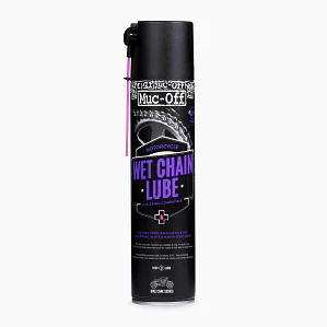 Lubricante de cadenas Muc-Off. Wet Chain Lube. Clima húmedo, 400 ml