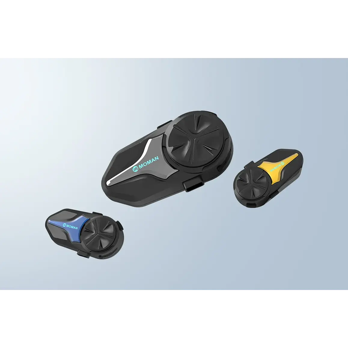 Intercomunicador MOMAN CP-X Single. Mesh y Bluetooth 5.4 2