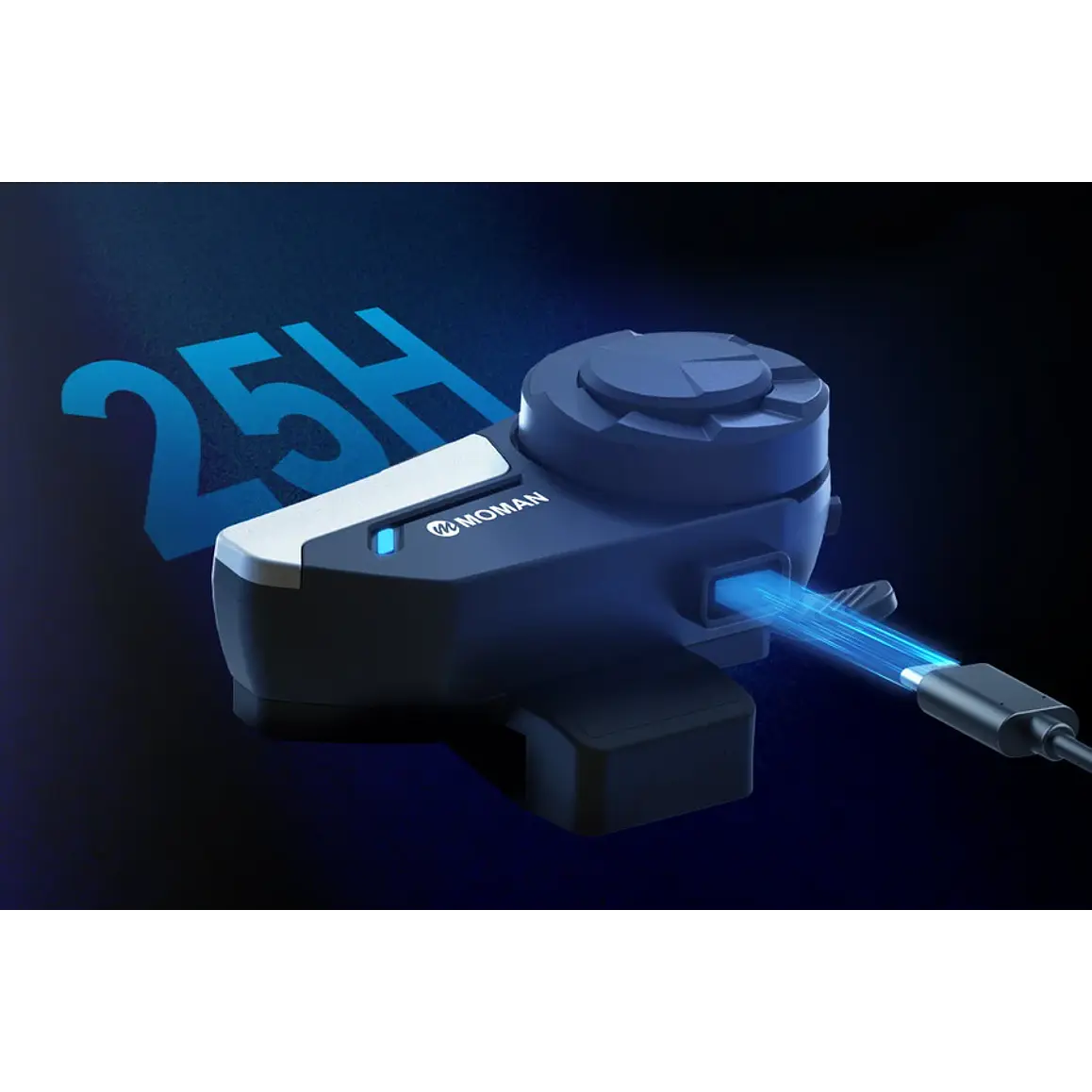 Intercomunicador MOMAN H2S Dual Pack. Mesh y Bluetooth 5.4 3