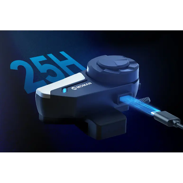 Intercomunicador MOMAN H2S Dual Pack. Mesh y Bluetooth 5.4 3