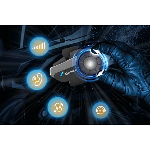 Intercomunicador MOMAN H2S Dual Pack. Mesh y Bluetooth 5.3