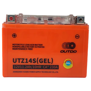 Batería Gel Outdo UTZ14S. (Reemplaza a YTZ12S - YTZ14S)