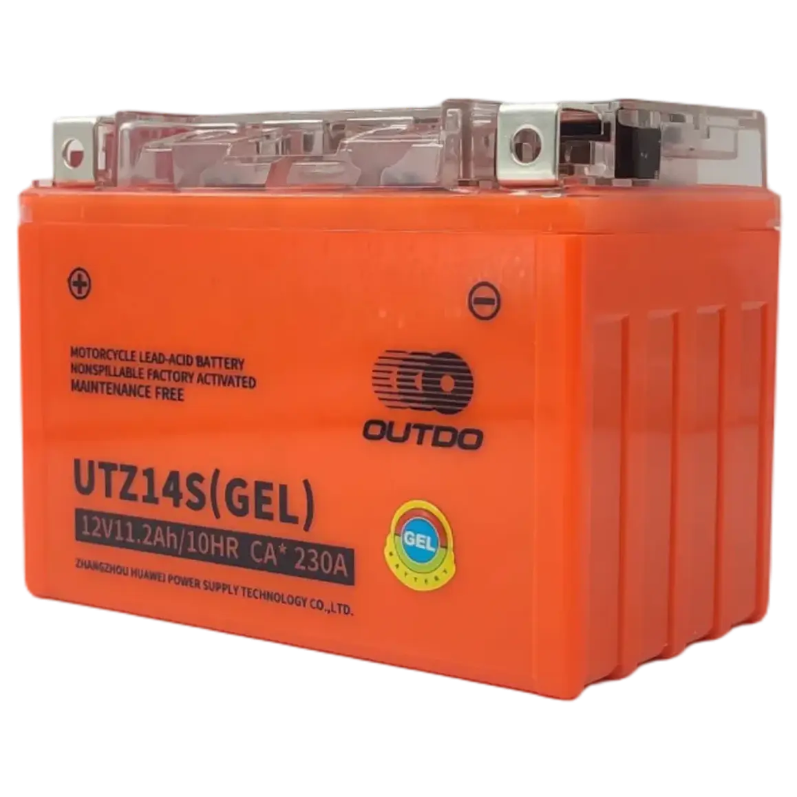 Batería Gel Outdo UTZ14S. (Reemplaza a YTZ12S - YTZ14S) 1