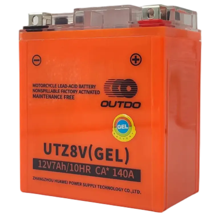 Batería Gel Outdo UTZ8V. (Reemplaza a YTZ8V - YTX7L-BS) 1