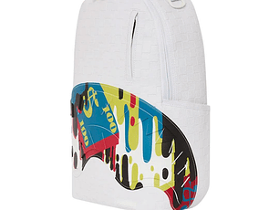 Mochila Sprayground Shark Trip DLX Blanca