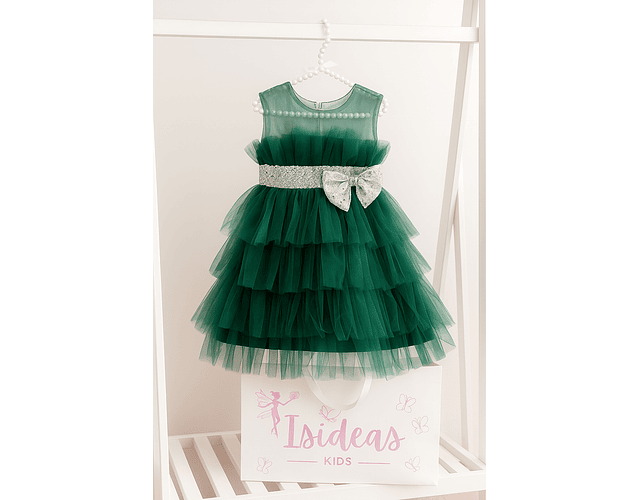 Vestido Gala Margot Verde Encanto