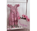 Vestido Auriel Rosa Palo 
