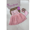 Vestido Coquette rosado 